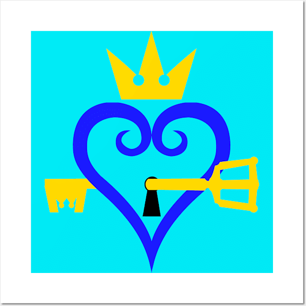 The Keyblade to my Heart Wall Art by JayBee